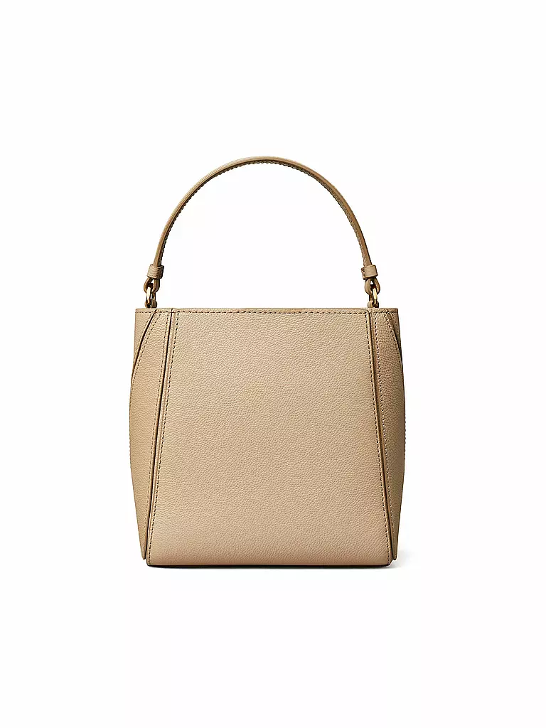 TORY BURCH | Ledertasche - Bucket Bag MCGRAW | beige