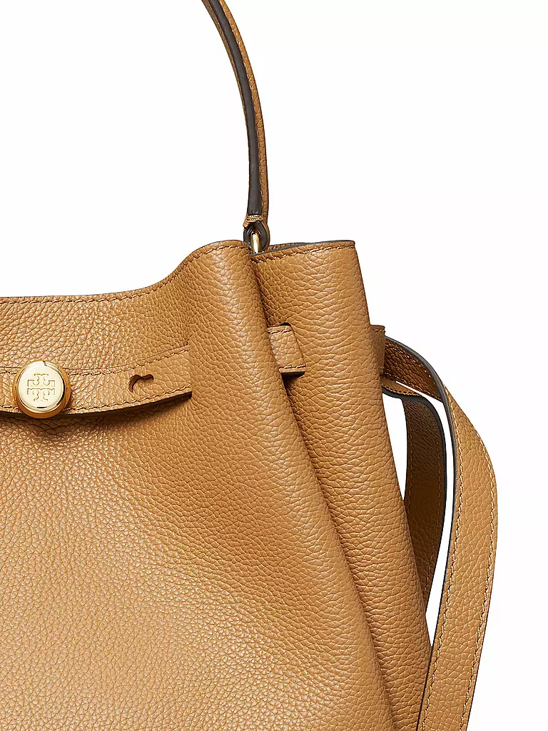 TORY BURCH | Ledertasche - Bucket Bag ROMY | braun