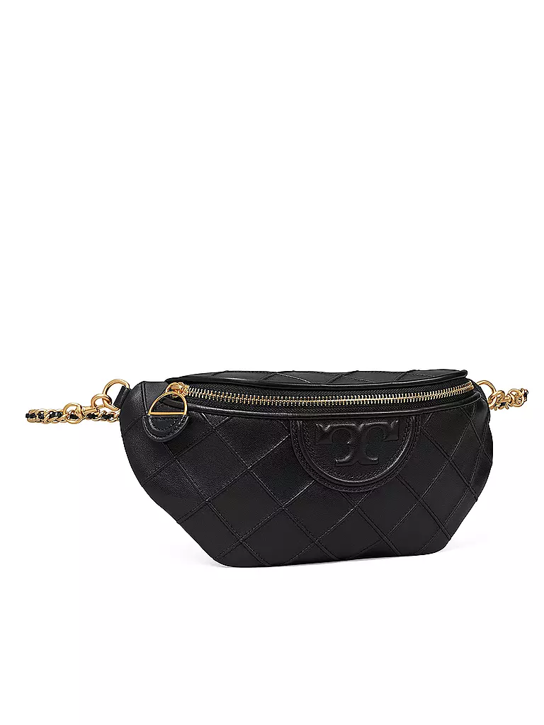 TORY BURCH | Ledertasche - Gürteltasche FLEMING SOFT BELT BAG | schwarz