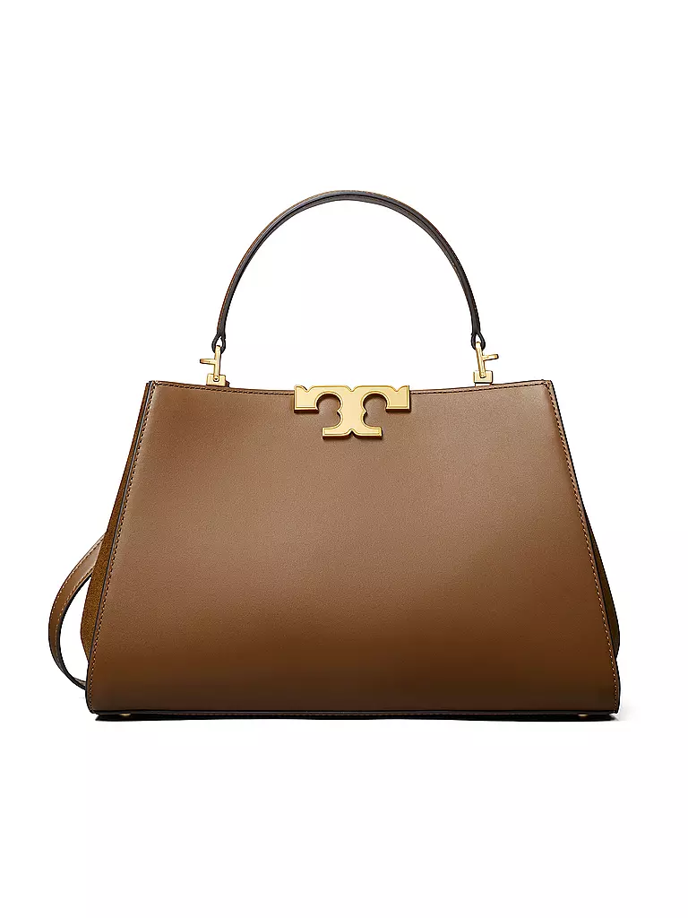 TORY BURCH | Ledertasche - Henkeltasche ELEANOR  | braun