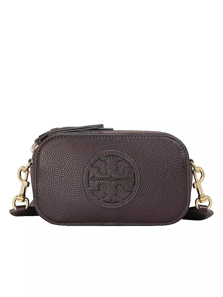 TORY BURCH | Ledertasche - Mini Bag MILLER  | dunkelrot