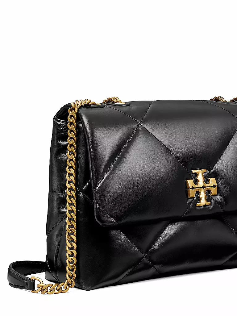 TORY BURCH | Ledertasche - Umhängetasche KIRA DIAMOND  | schwarz