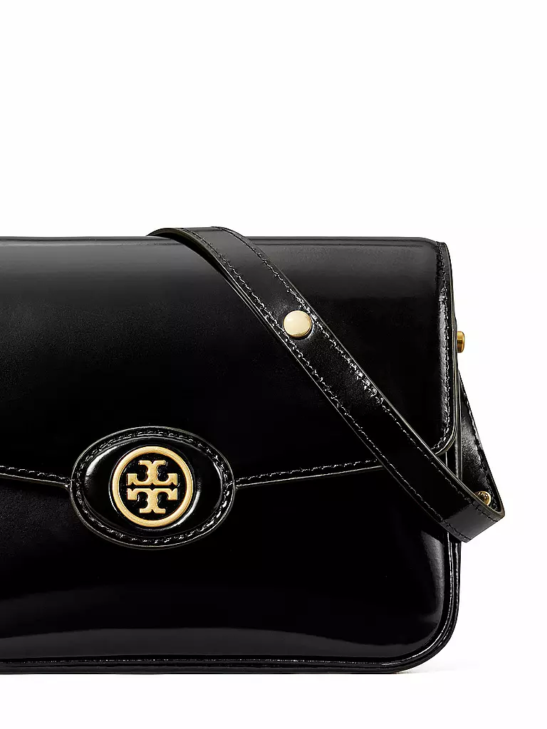 TORY BURCH | Ledertasche - Umhängetasche ROBINSON | braun