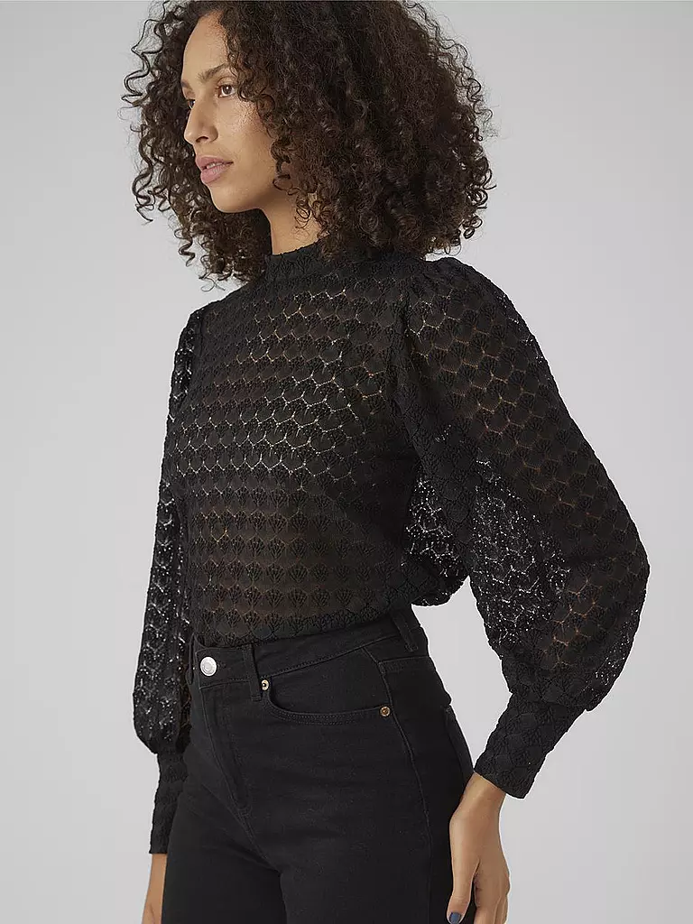 VERO MODA | Bluse VMBECCA | schwarz