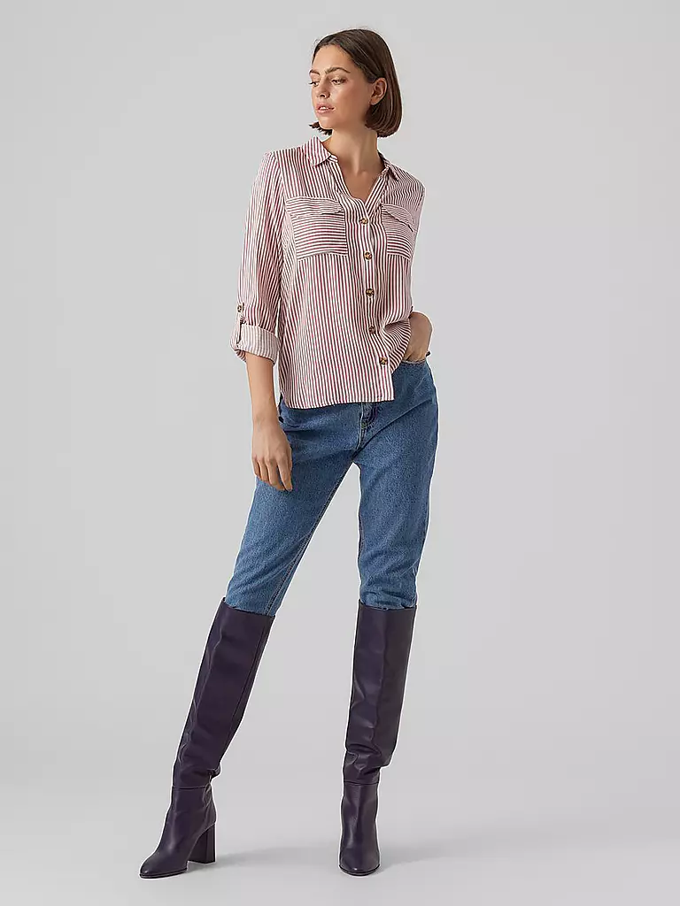 VERO MODA | Bluse VMBUMPY | rosa