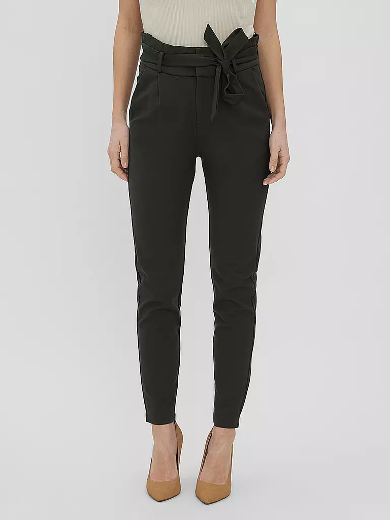 VERO MODA | Highwaist Hose Loose Fit VMEVA | grün