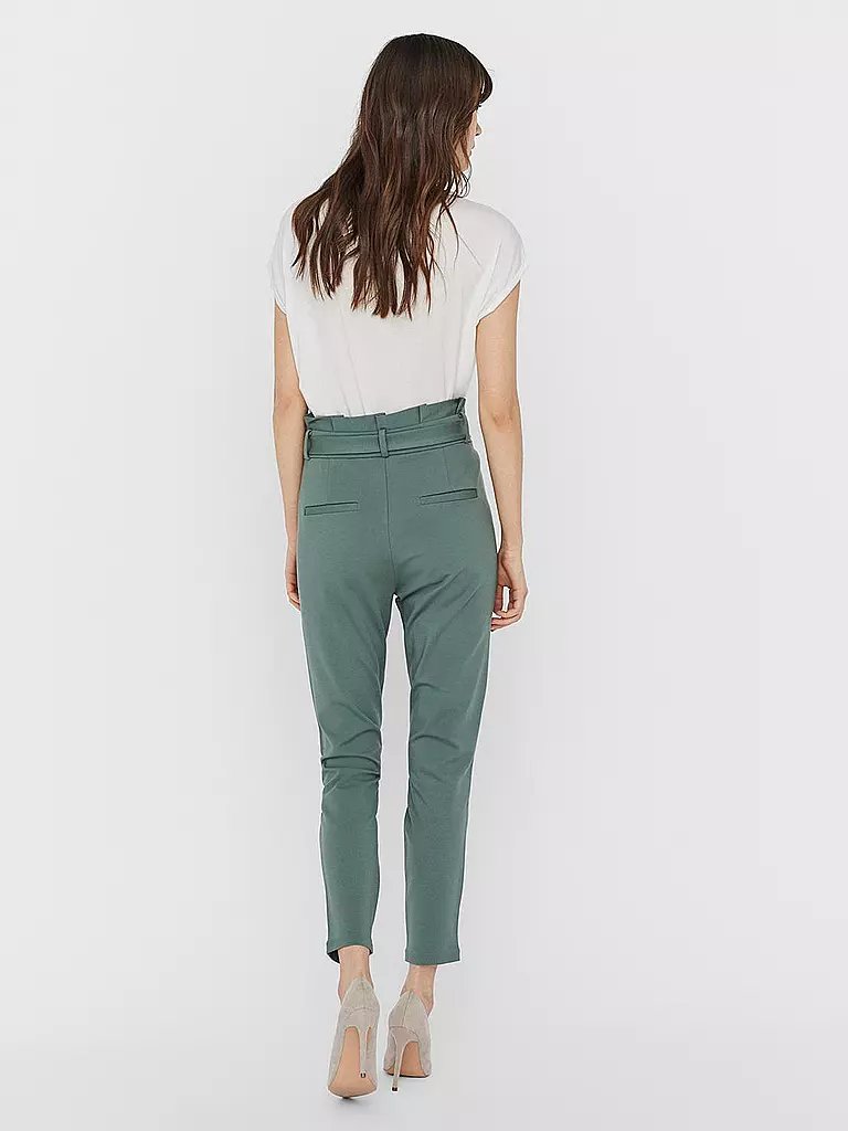 VERO MODA | Highwaist Hose Loose Fit VMEVA | grün