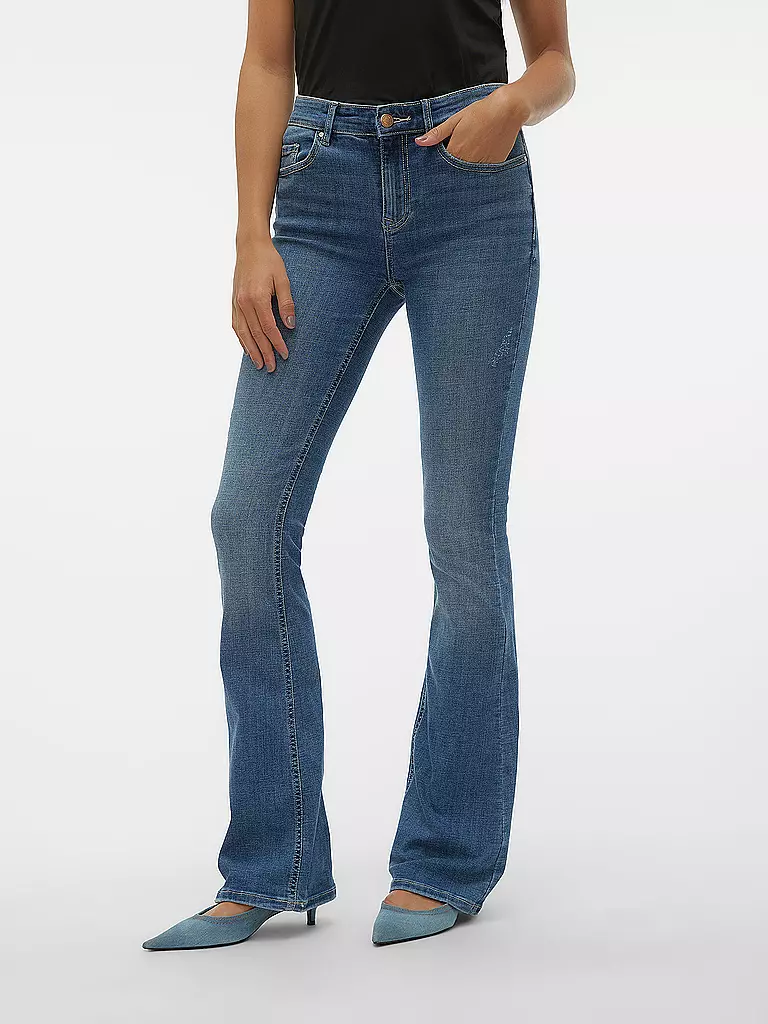 VERO MODA | Jeans Flared Fit VMFLASH | blau