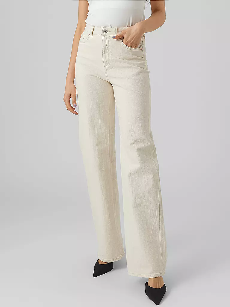 VERO MODA | Jeans Wide Leg  VMTESSA | beige