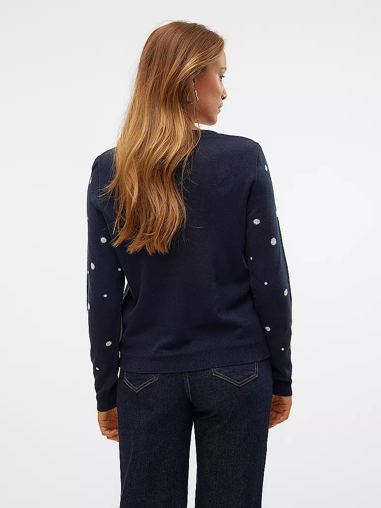 VERO MODA | Pullover  VMSNOWY DEER | dunkelblau