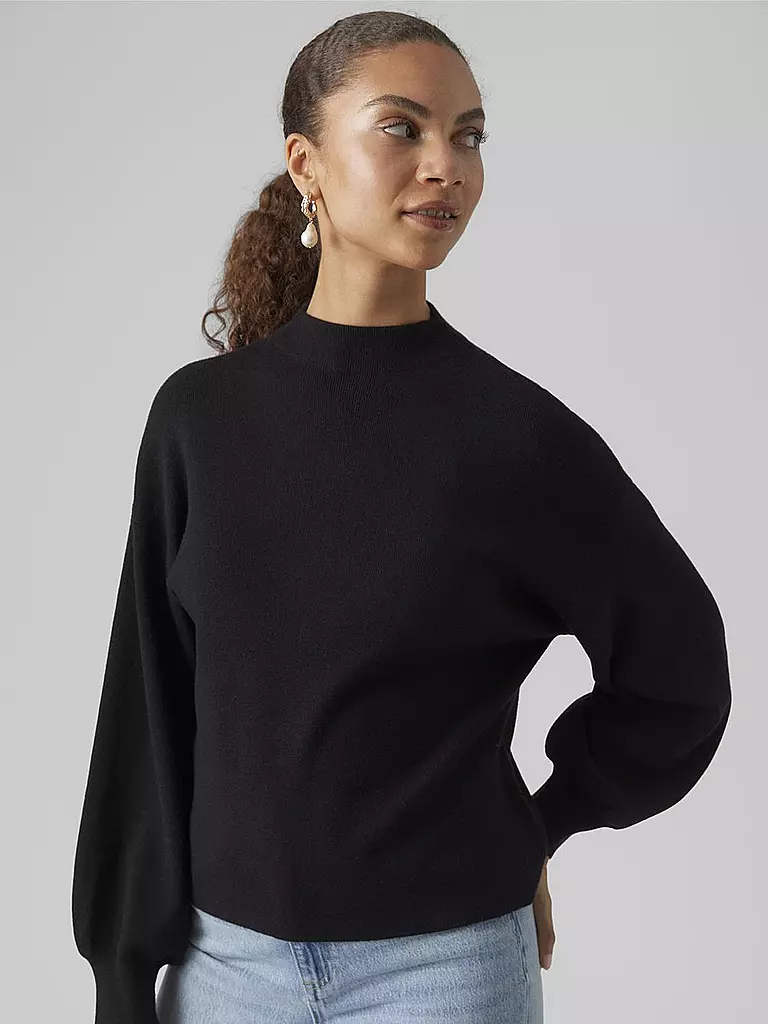 VERO MODA | Pullover VMNANCY | schwarz