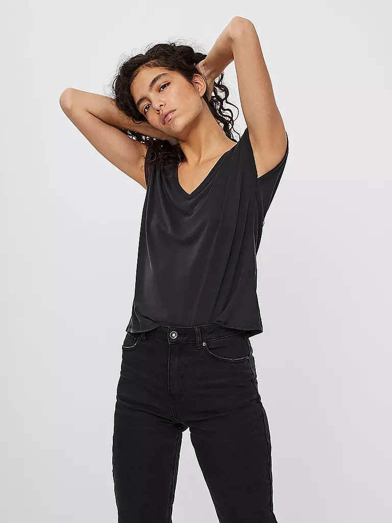 VERO MODA | T-Shirt VMFILLI | schwarz