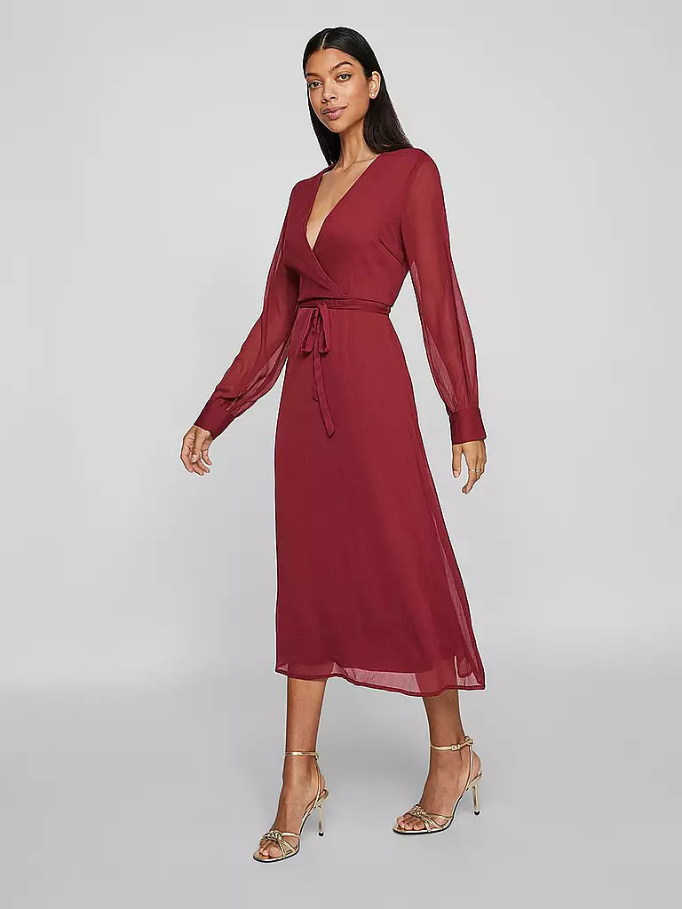 VILA | Cocktailkleid VIFALIA  | dunkelrot