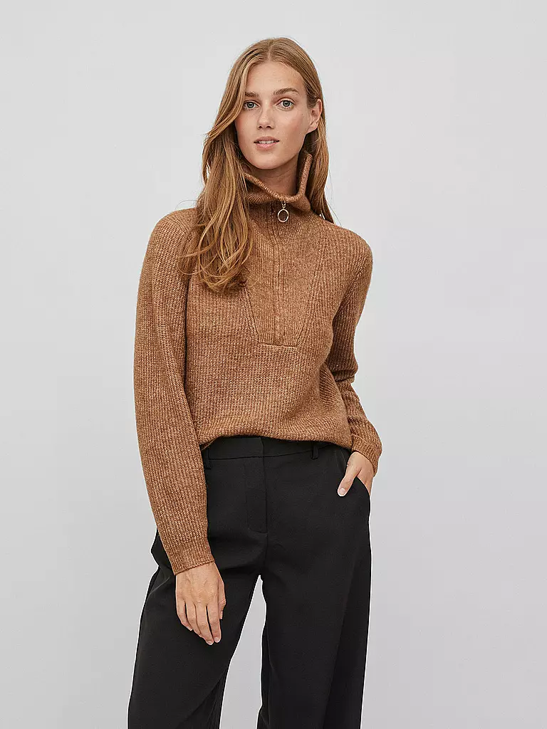 VILA | Troyer Pullover VIMATHILDA  | braun