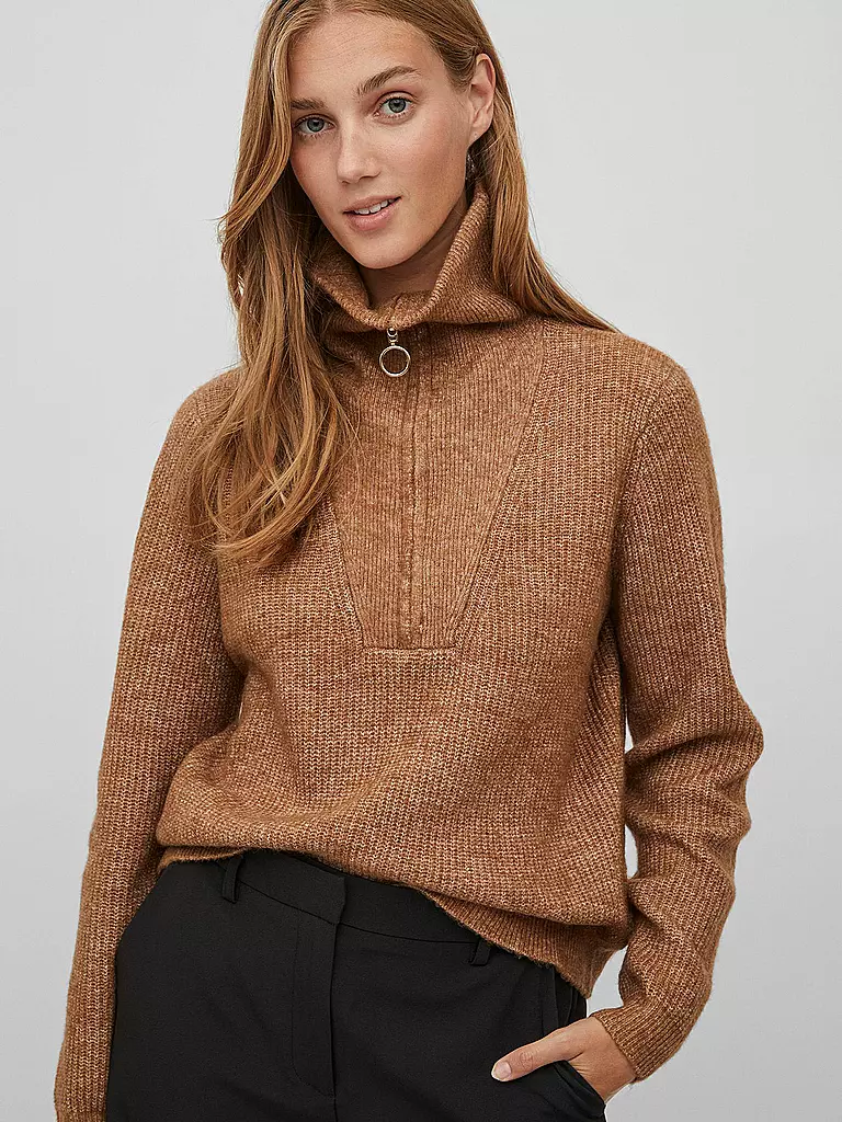 VILA | Troyer Pullover VIMATHILDA  | braun