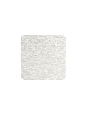 VILLEROY & BOCH | Servierplatte quadratisch Gourmet Manufacture Rock Blanc 32,5x32,5cm