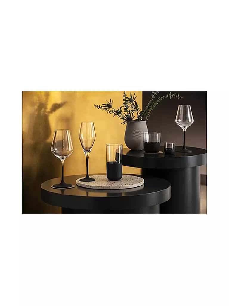 VILLEROY & BOCH | Longdrinkglas Set 4er MANUFACTURE ROCK 300ml | schwarz