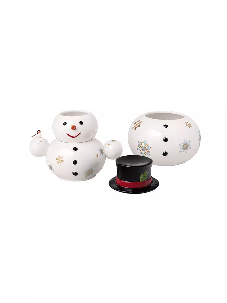 VILLEROY & BOCH | Weihnachtsdose 31cm SCHNEEMANN  | bunt