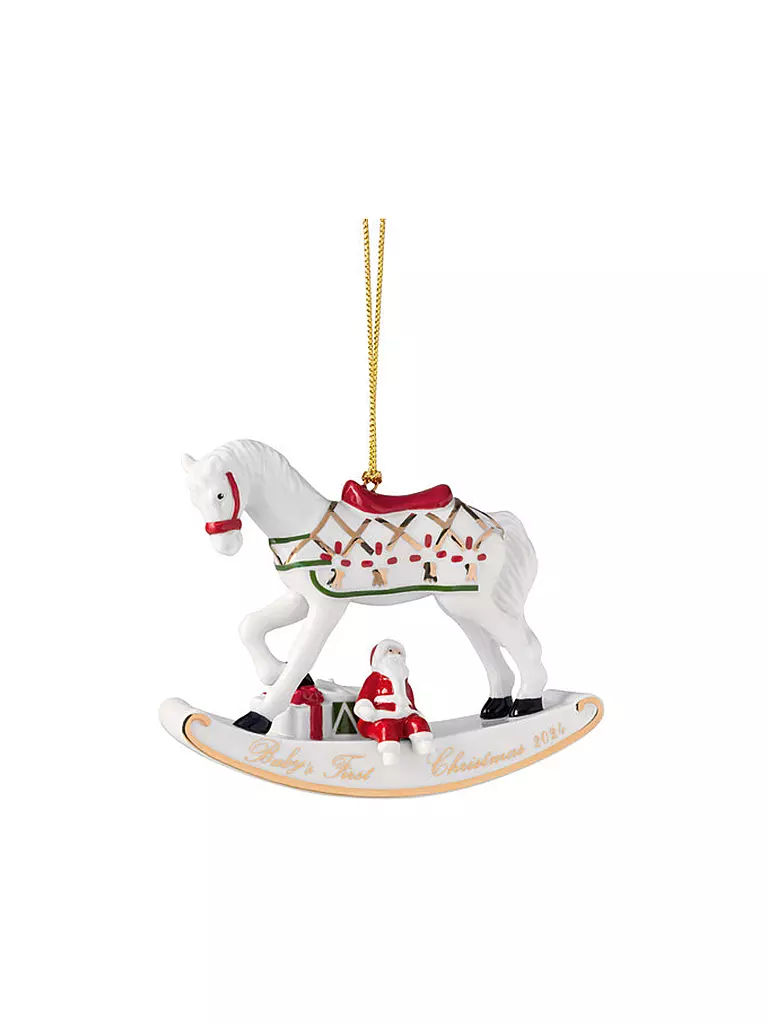 VILLEROY & BOCH | Weihnachtsornament 8,9 cm Schaukelpferd CHRISTMAS CLASSICS  | bunt