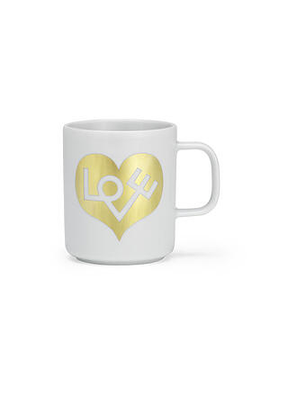 VITRA | Henkelbecher - Tasse Coffee Mug  Love Heart Gold