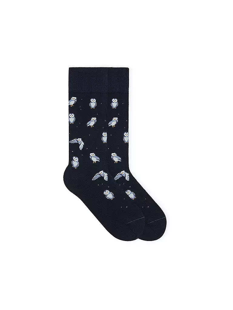 VON JUNGFELD | Socken NSnow Owl | dunkelblau