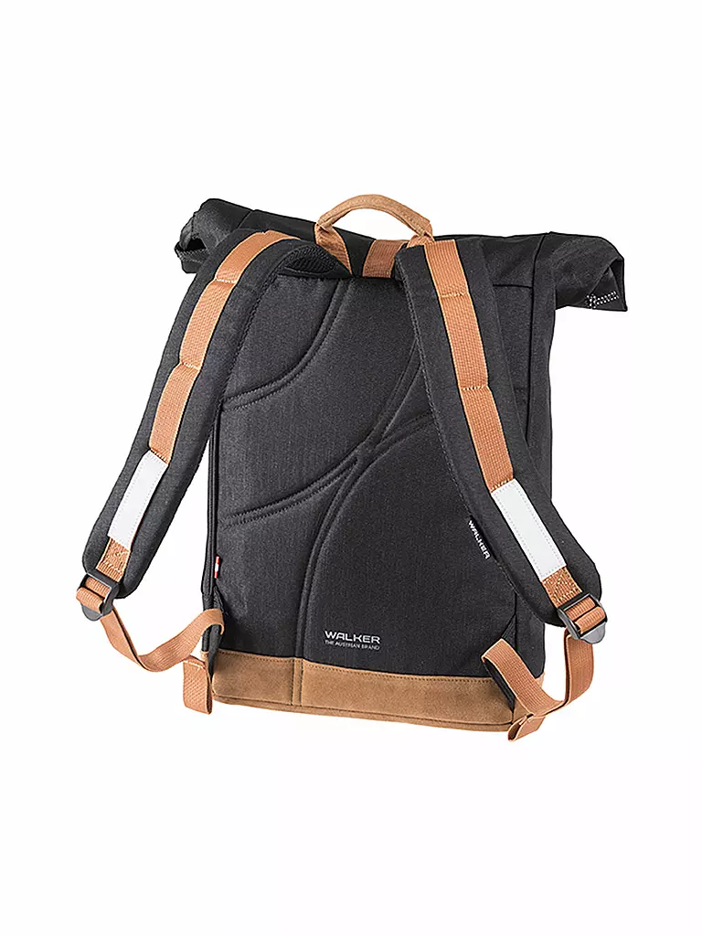 WALKER | Rucksack Roll Up Eco Concept  | schwarz