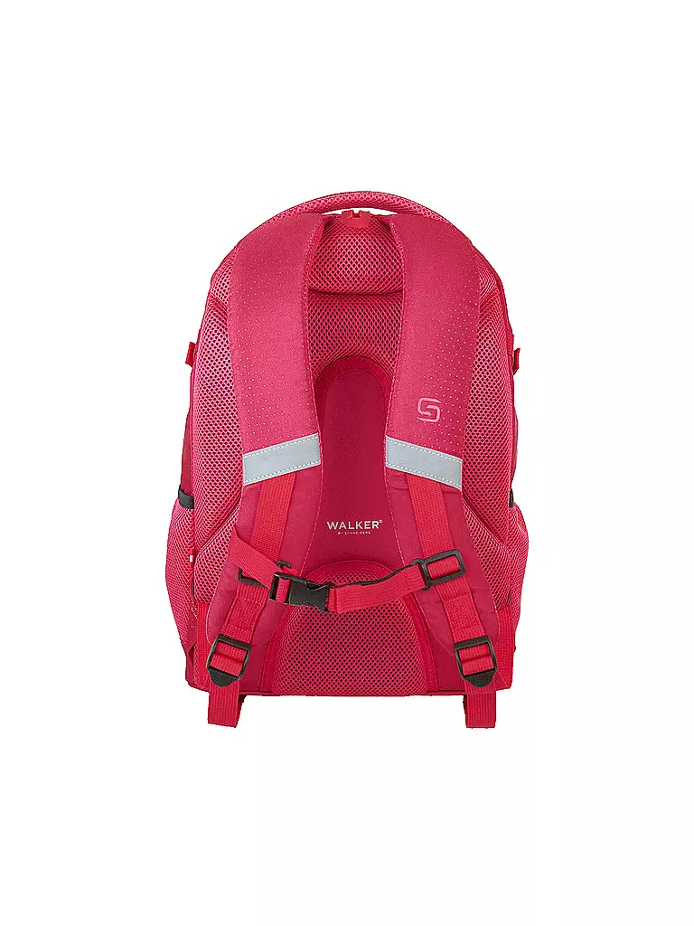 WALKER | Schulrucksack Fame 2.0 Uni Magenta | rot