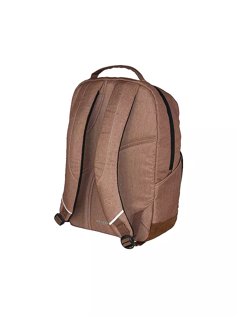 WALKER | Schulrucksack Pure Eco Biscuit | braun