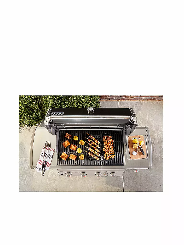 WEBER GRILL | 2 in 1 Sear Grate & Grillplatte 8858 | schwarz