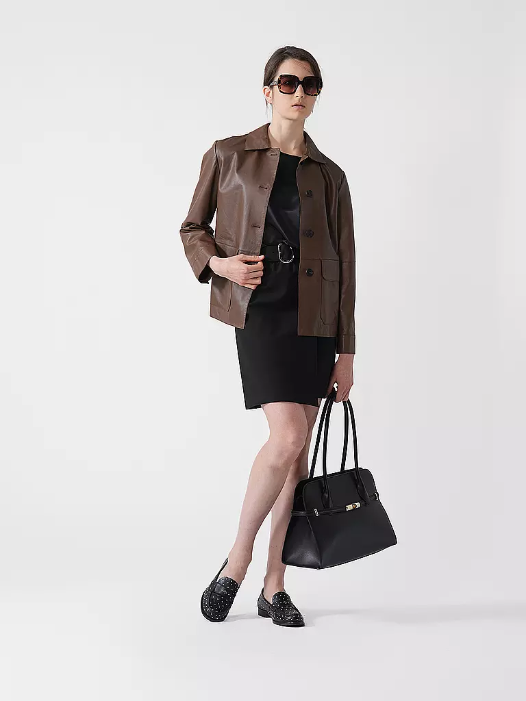 WEEKEND MAX MARA | Lederjacke  | braun