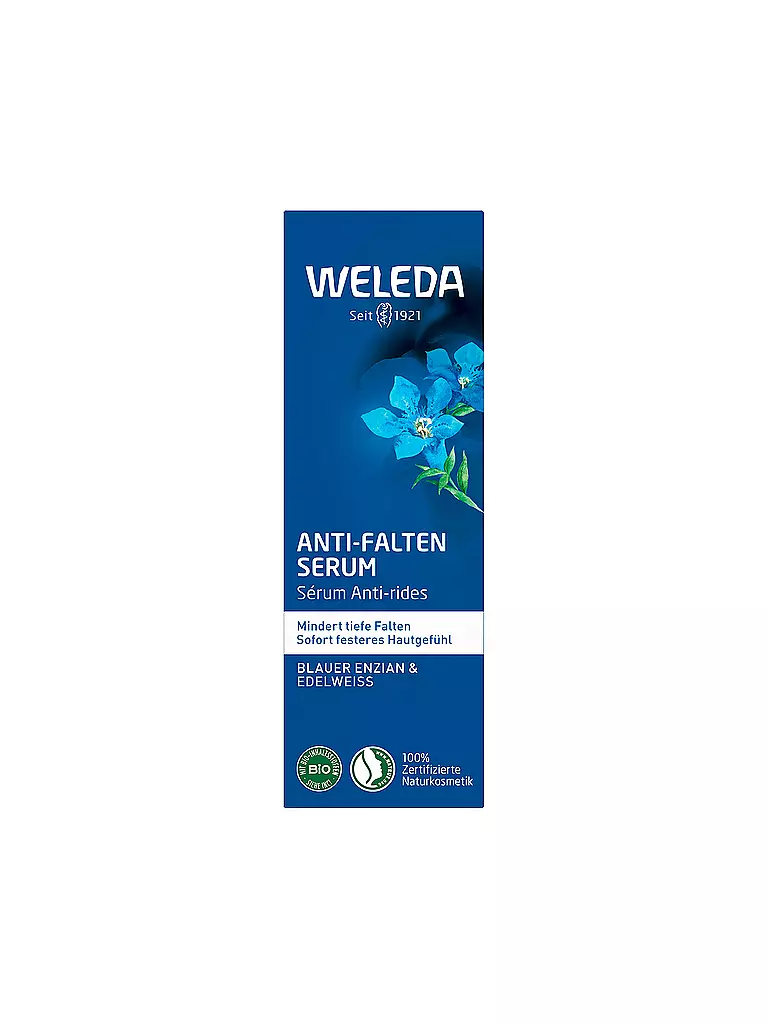 WELEDA | Anti-Falten Serum Blauer Enzian & Edelweiß 30ml | keine Farbe