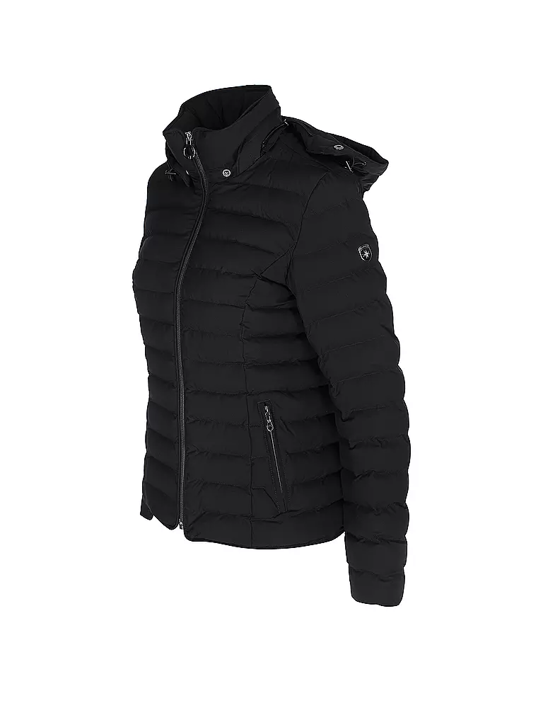 WELLENSTEYN | Leichtsteppjacke ITALYHOOD | schwarz