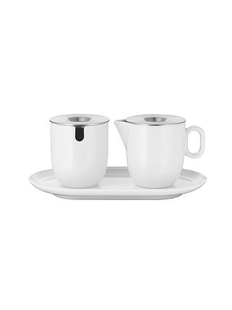 WMF | Zucker & Milch-Set 2-tlg. BARISTA Weiss / Edelstahl