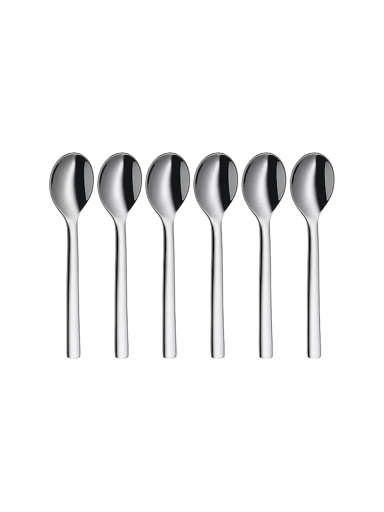 WMF | Espressolöffel-Set 6-teilig NUOVA 11cm Cromargan  | silber