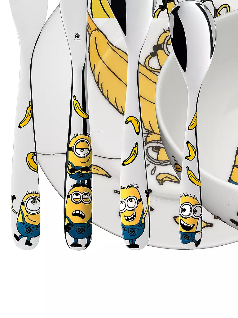 WMF | Kindergeschirr-Set  6-teilig Minions | bunt