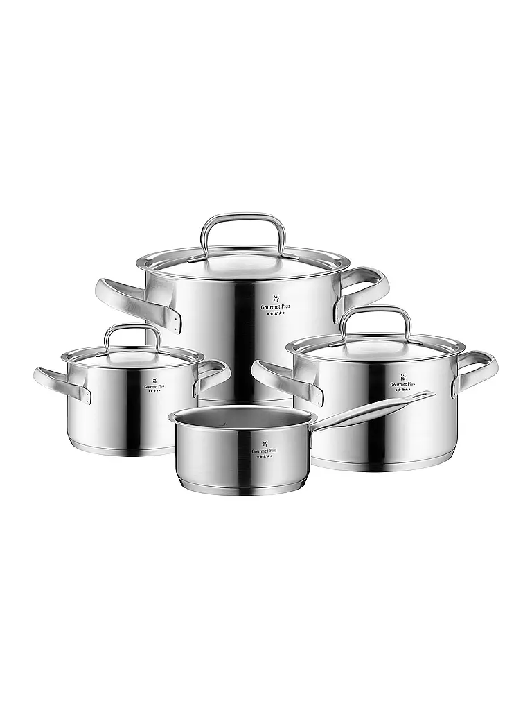 WMF | Topf-Set 4Tlg. GOURMET PLUS Cromargan | silber