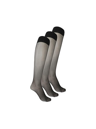 WOLFORD | Kniestrümpfe 3er Pkg. black 