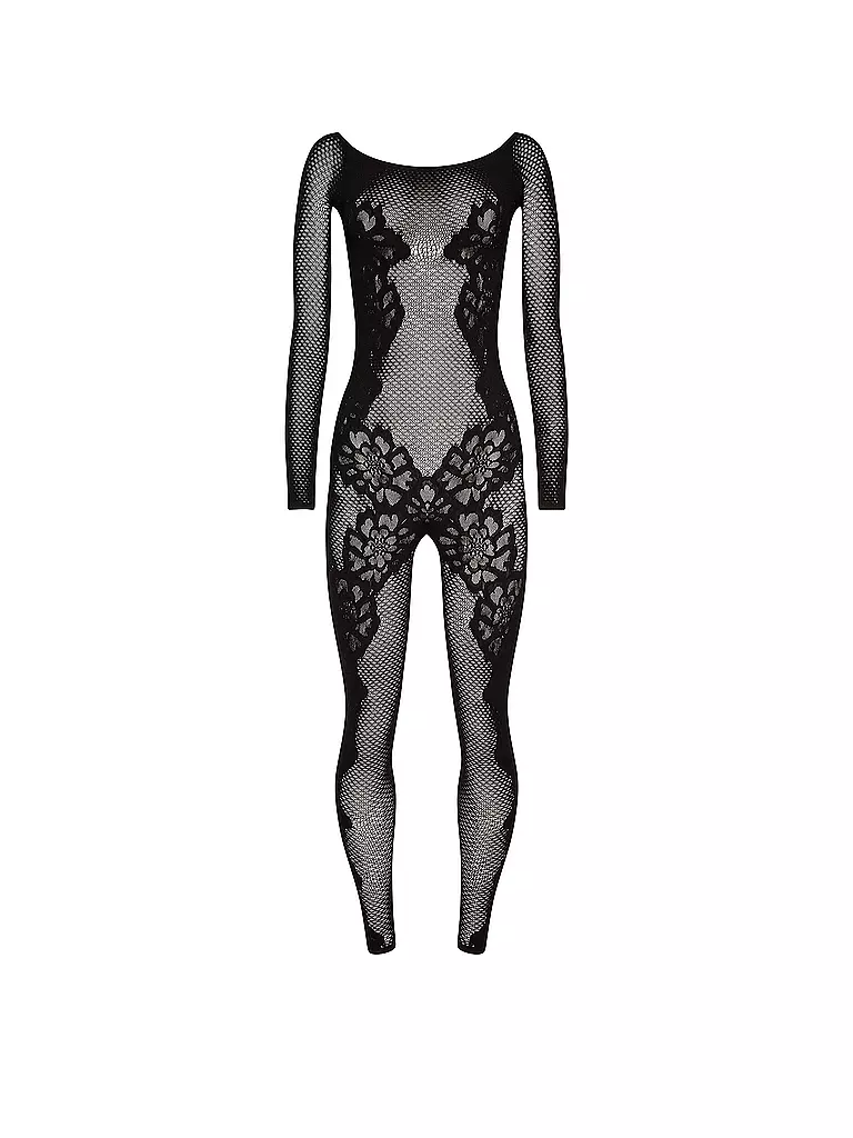 WOLFORD | Jumpsuit LACE TATTOO black | schwarz