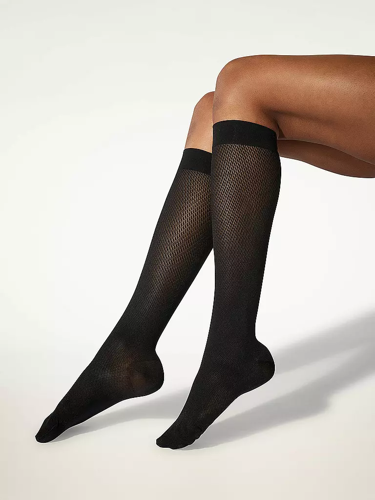 WOLFORD | Kniestrümpfe TRAVEL black | schwarz