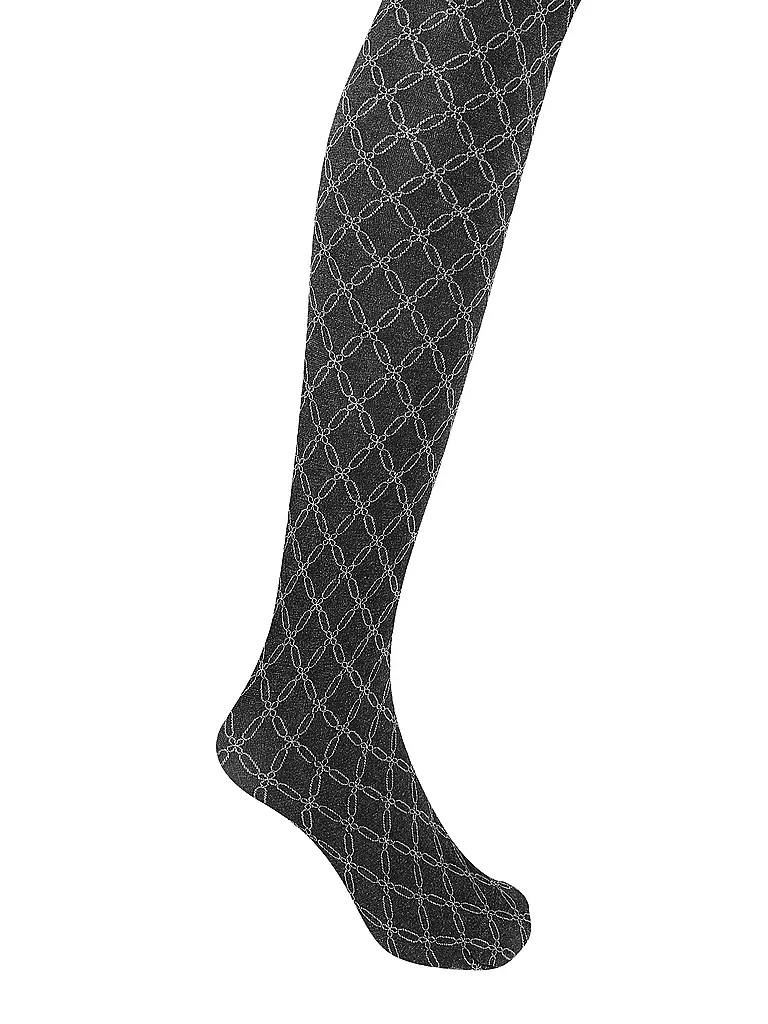 WOLFORD | Modestrumpfhose COTTON 90den black/ash | grau