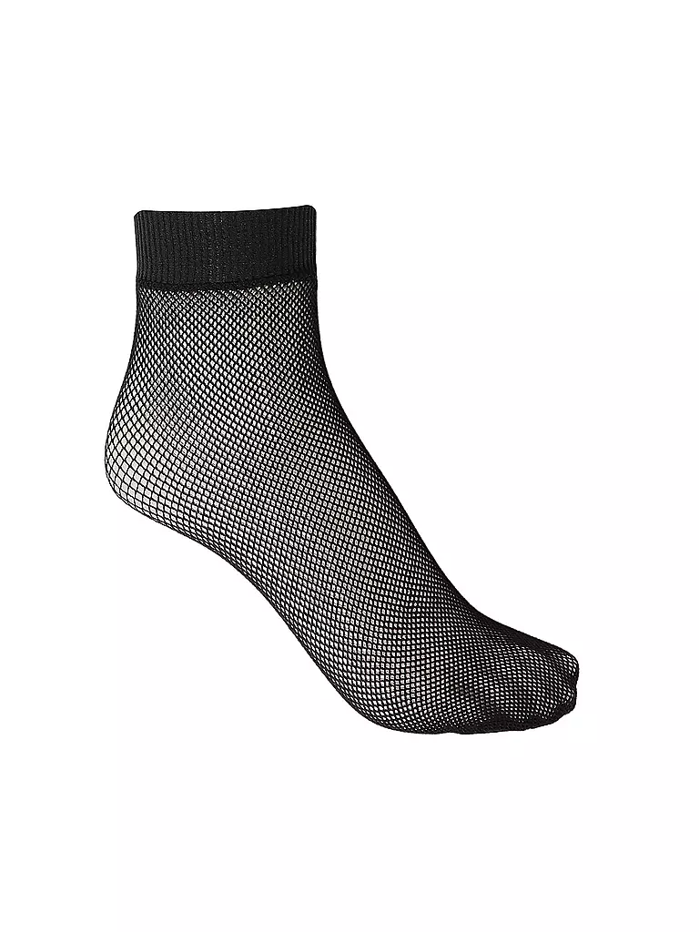 WOLFORD | Söckchen TWENTIES schwarz | schwarz