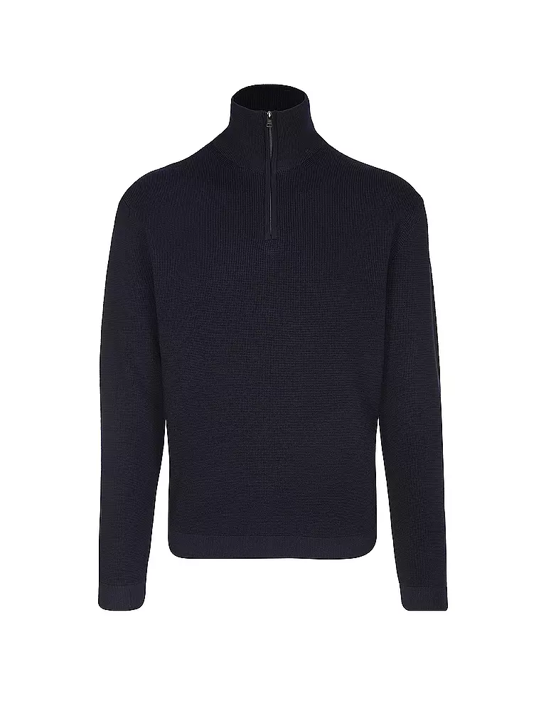 WOOLRICH | Troyer Pullover | blau