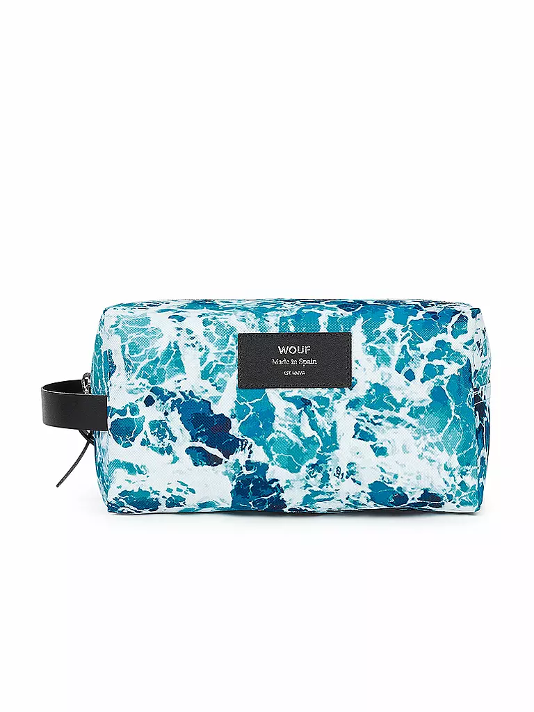 WOUF | Wash Bag - Travel Case Waves | blau