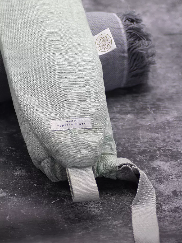 YUYU | Wärmeflasche - Bottle Linen Mint | hellgrau