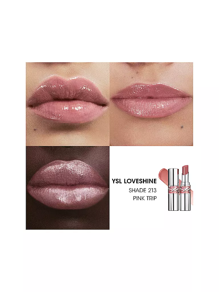 YVES SAINT LAURENT |  Loveshine Lippenstift (213 Pink Me) | rot