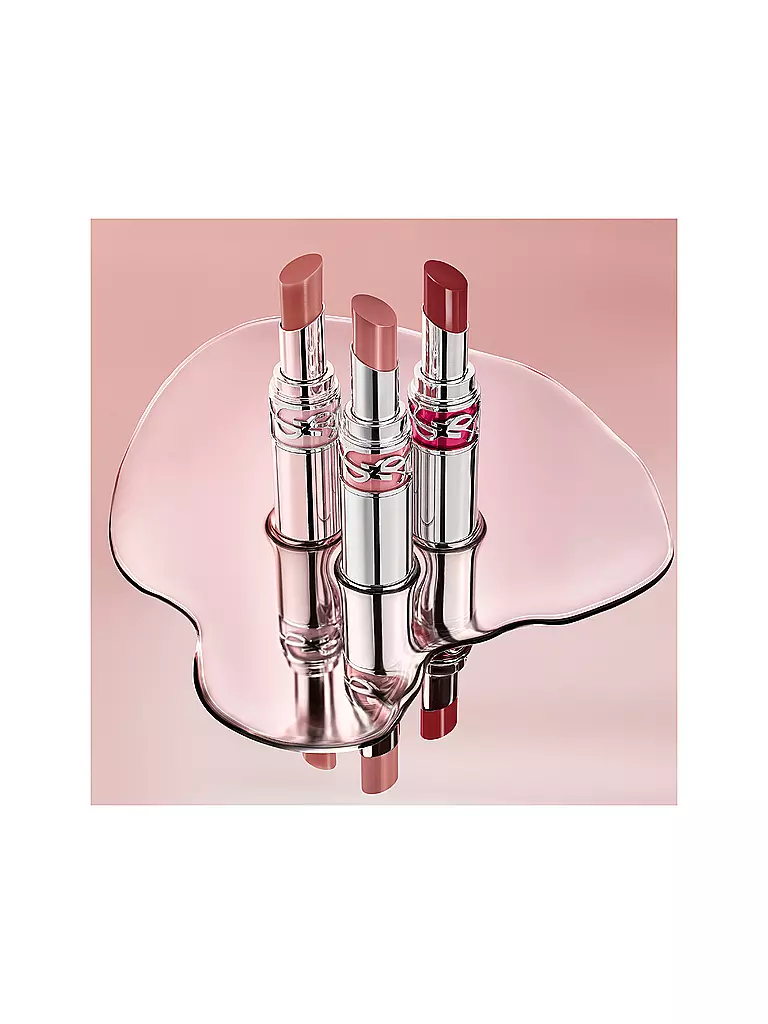 YVES SAINT LAURENT | Lippenstift - Loveshine Candy Glow Balm (8B Naked Pink) | gelb