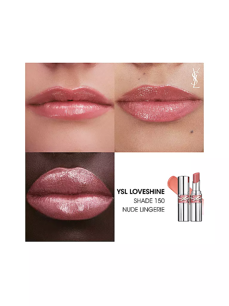 YVES SAINT LAURENT | Loveshine Lippenstift (150 Nude Lingerie) | dunkelrot