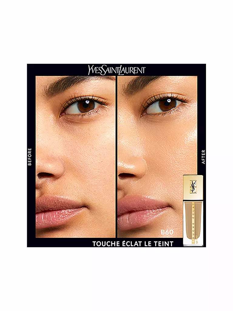 YVES SAINT LAURENT | Touche Éclat Le Teint Foundation ( B60 Amber ) | camel