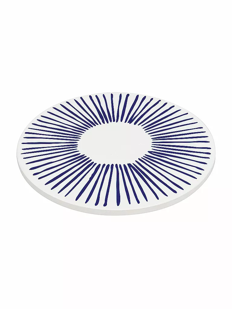 ZASSENHAUS | Untersetzer NORDIC 20cm Lines / Blue-White | blau