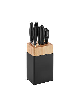 ZWILLING | Messerblock Set 7-tlg FIVE STAR Schwarz